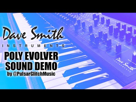 Dave Smith Instruments Poly Evolver PE 61-Key 4-Voice Polyphonic Synthesizer 2010 - 2013 - Blue with Wood Sides image 12