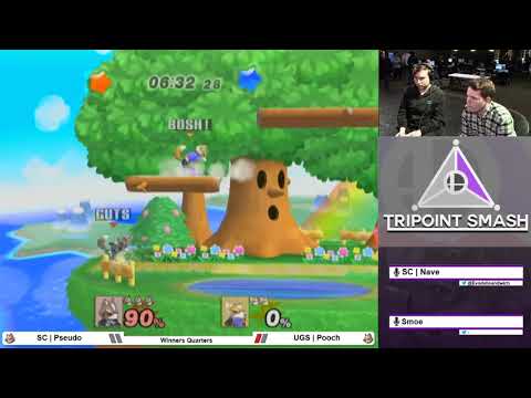 SC | Pseudo (Fox) vs UGS | Pooch (Sheik, Samus, Fox) - Tripoint Smash 92 Winners Quarters