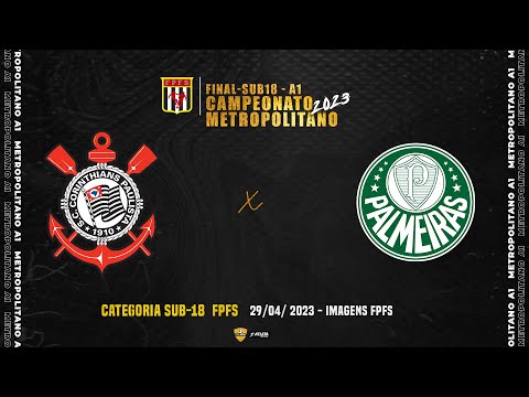 GOLS METROPOLITANO SÉRIE A1 - CORINTHIANS X PALMEIRAS - SUB 18 - #CORINTHIANS #PALMEIRAS #FPFS