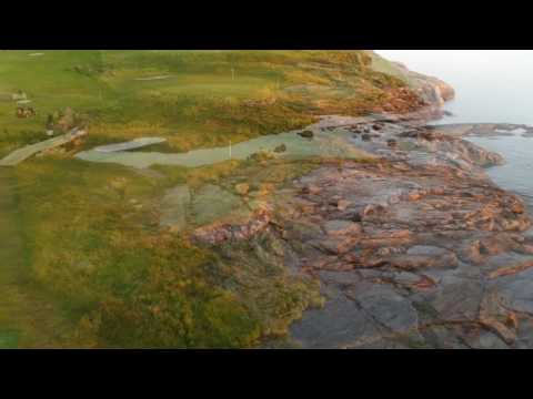 Golfing in Bodø with the midnight sun @ Myklebostad Golfpark - Dji Spark footage