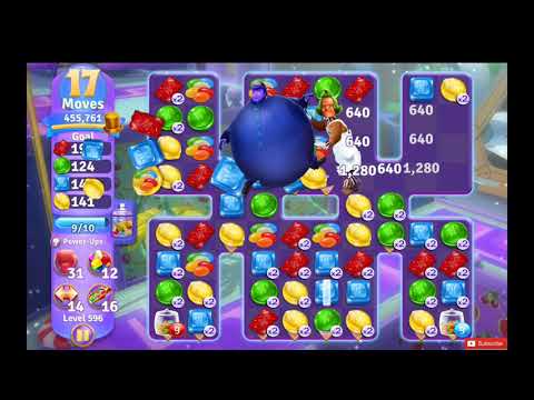 Wonka's World of Candy Level 596 NO BOOSTERS - A S GAMING ✔