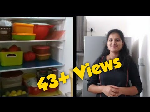 பிரிட்ஜ்ல் எப்படி காய் வைத்தால் நீண்ட நாள் வரும்/fridge organization/How to organize a fridge Video