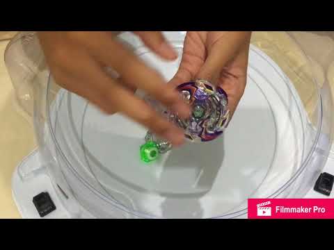 Beyblade Burst battle:Unlock Unicorn D.N vs Wild Wyvern V.O