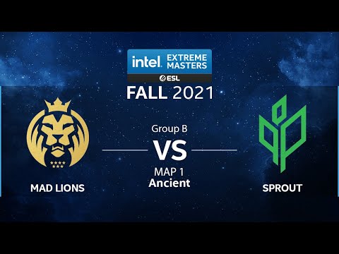 CS:GO - MAD Lions vs. Sprout [Ancient] Map 1 - IEM Fall 2021 - Group B - EU