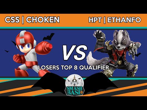 Smash Bash Singles - Losers Top 8 Qualifier - CSS | Choken(Mega Man) Vs. HPT | Ethanfo(Wolf)