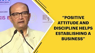 \"Positive attitude and discipline helps establishing a business\" image