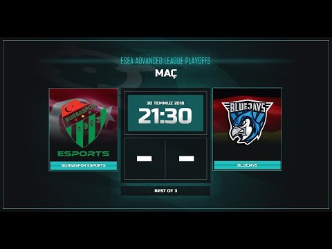 Bursaspor Esports [TR] vs. Bluejays (3.harita Inferno) - ESEA Advanced Lig Yükselme Maçı - Bo3
