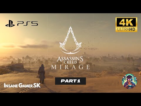 ASSASSIN'S CREED MIRAGE Gameplay Walkthrough Part 1 FULL GAME [4K 60FPS] - No Commentary