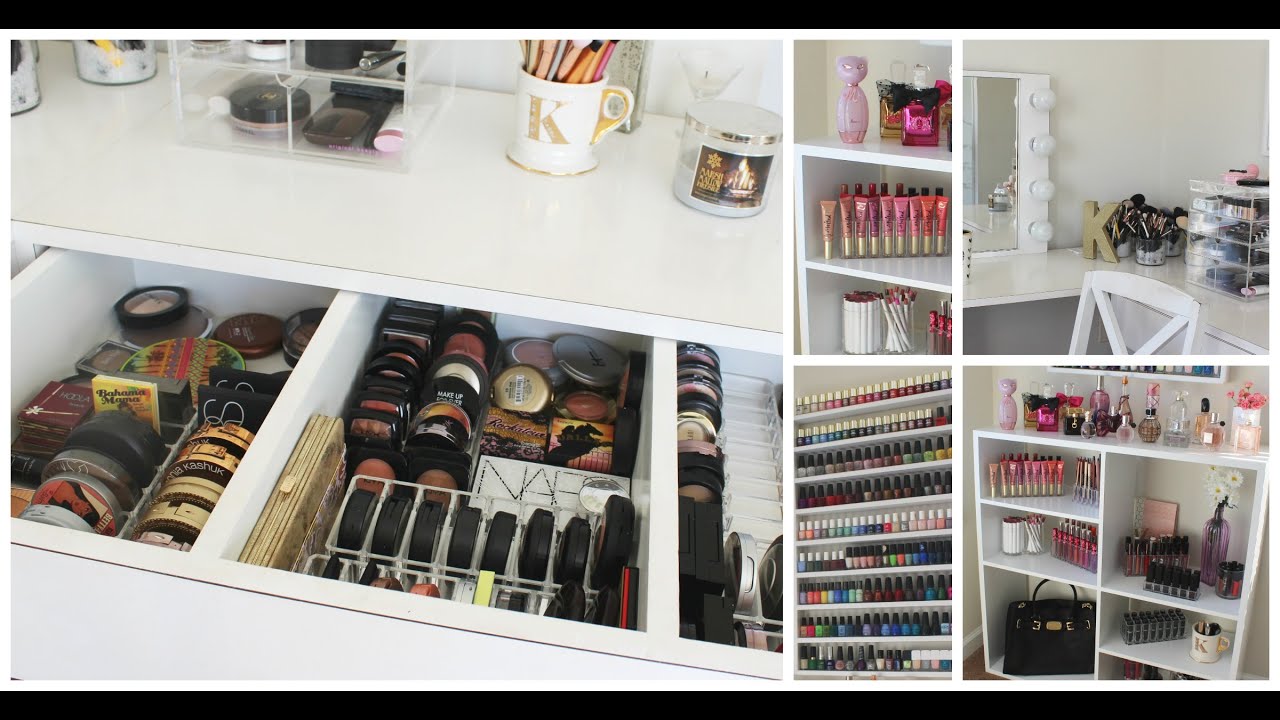 Makeup Collection + Storage | Room Tour- Kathleenlights thumnail