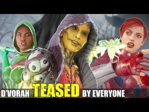 Who Roasts & Insults D’Vorah the Best? (Relationship Banter Intro Dialogues) MK 11