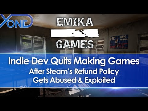 Indie Dev Emika Games Quits Making Games After Steam's Refund Policy Gets Abused & Exploited