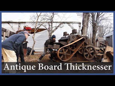 Acorn to Arabella - Journey of a Wooden Boat - Episode 98: Antique Thicknesser