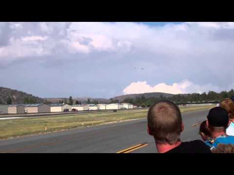 B-25 Mitchell and P-51 Mustang Low Pass