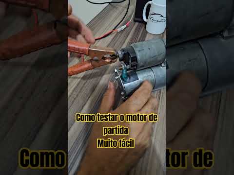 Como testar o motor de partida #eletricidadebasica #motordepartida #automaticomotordepartida