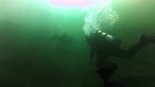 preview picture of video 'Conestoga wreck St. Lawrence Brockville Ontario Scuba Diving HQ'