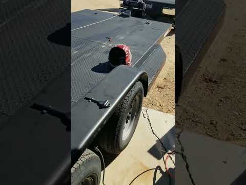 $7k trailer has 4 D-Rings, not anymore 4 more added! #trailer #flatbed #welding #carhauler
