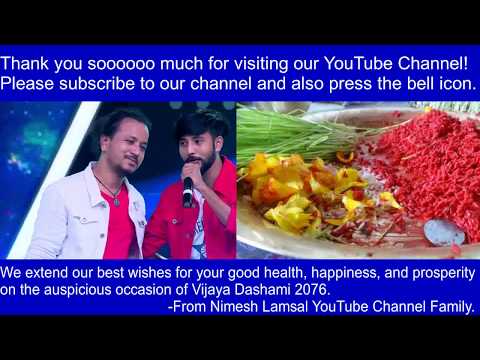 Dashain Wishes From Nimesh Lamsal With The Voice of Nepal Contestants