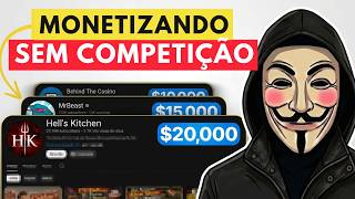 Descobri 10 novos nichos de IA sem rosto no YouTube estão bombando! (ZERO CONCORRÊNCIA)