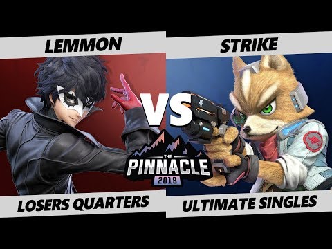 Pinnacle 2019 SSBU - Strike (Fox) Vs. Lemmon (Joker) Smash Ultimate Tournament Losers Quarters