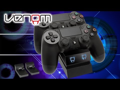 VENOM Double doko staliukas PS4 juoda padams