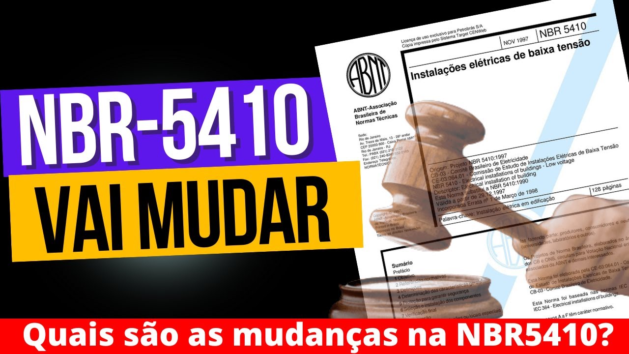 MUDANÇAS NA NBR5410! FIQUE ATENTO!