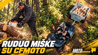 Kaip iš miško parsivežti malkas paprasčiau? | CFMOTO CFORCE C5 Touring