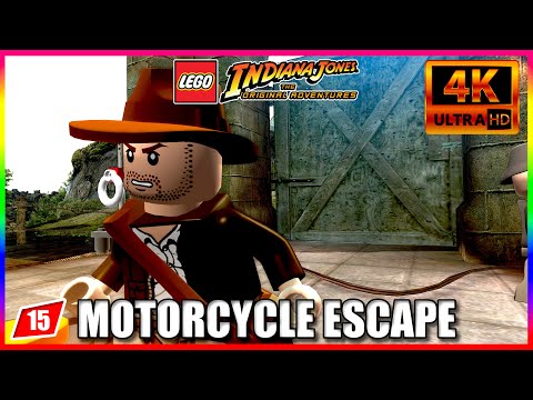 LEGO INDIANA JONES: Motorcycle Escape Walkthrough | Part 15 | PC 4k Gameplay