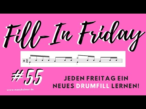Fill-In Friday 55 - Schlagzeug Übung Anfänger*in - jeden Freitag ein neues Drumfill lernen - E-Drum