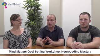 Mind Matters Goal Setting Workshop Testimonial with Jenny, Jeff and Clive