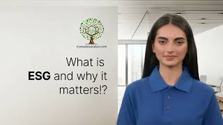 What is ESG and why it matters?