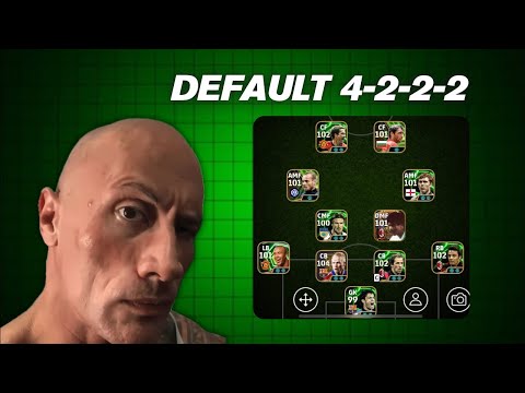 Easy way to make Default 4222 formation in eFootball