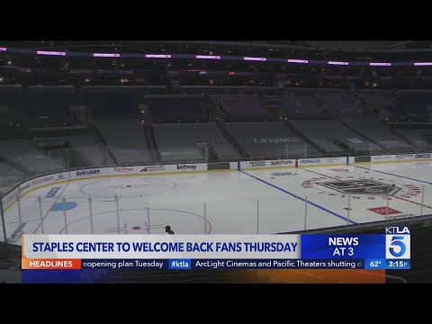 Staples Center set to welcome back fans Thursday for 1st time in over a year