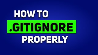 How to Create &amp; Use .gitignore File