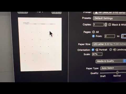 Printing Philofaxy Inserts
