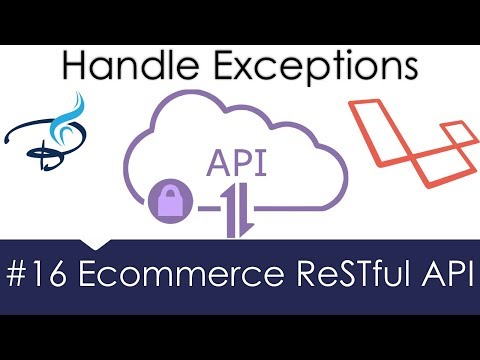 Ecommerce Restful API Laravel | Handle Exceptions 16