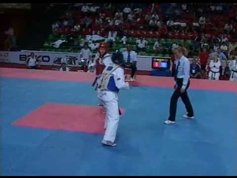 World Cup Taekwondo Team Championships 2009 Baku Female -68kg China vs Russia 1