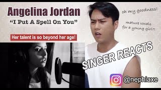 Angelina Jordan - I Put A Spell On You [SINGER REACTS]