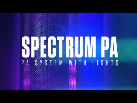 Alto Professional\'s Spectrum PA - Portable PA System with Dual LED Lighting