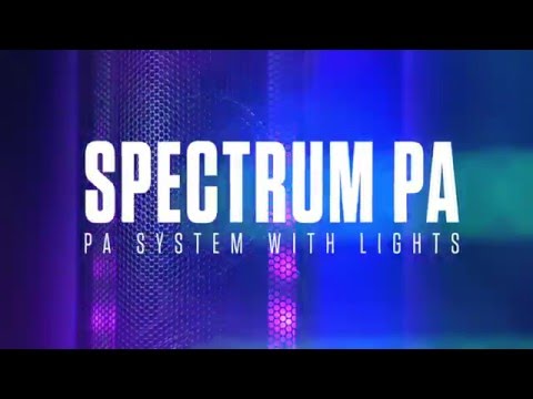 Alto Professional's Spectrum PA - Portable PA System with Dual LED Lighting
