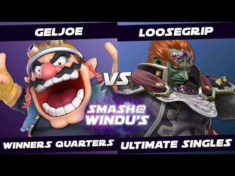 Smash @ Windu's 207 - GelJoe (Wario) vs LooseGrip (Ganondorf) - Winners Quarters SSBU