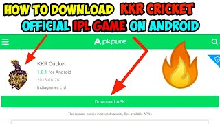 KKR Cricket Official IPL Game For Android | Full Download Tutorial | Ultra Realistic Graphics Game 🔥