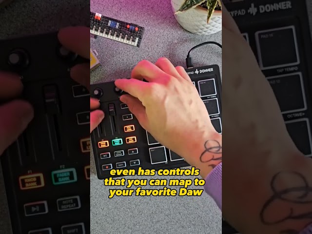 Vídeo relacionado con Donner Controlador MIDI con Pads para Crear Ritmos,Caja de Ritmos Portátil con 16 Pads de Ritmos,Repetición de Notas y Software de Producción Musical,Controlador MIDI USB con 40 Cursos,STARRYPAD MINI
