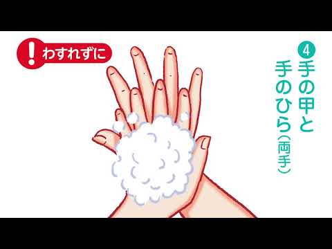 医学科 手を洗おう～正しく洗って感染予防～