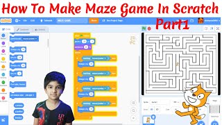 How to make simple maze game in Scratch - Part1 | Kids easy tutorial scratch