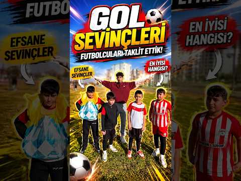 Efsane Gol Sevinçlerini Taklit Ettik! 😂⚽