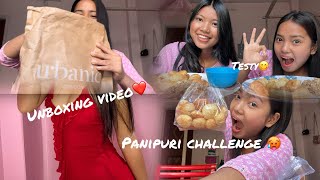 Panipuri challenge🥵😋( vlog8)
