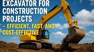 Excavator for Construction Projects – Efficient, Fast, and Cost-Effective | Construction & Machines