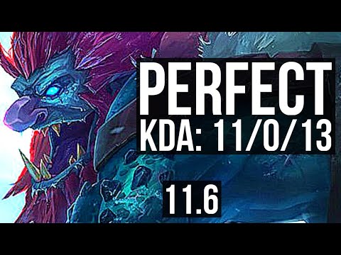 TRUNDLE vs VOLIBEAR (JUNGLE) | 11/0/13, Legendary | EUW Diamond | v11.6