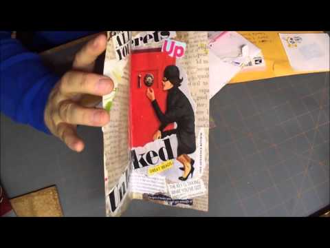 Deconstructed Art Journal Page swap show and tell April 2015