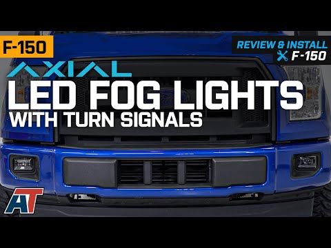 2015-2020 F150 Axial LED Fog Lights with Integrated Turn Signals Review & Install